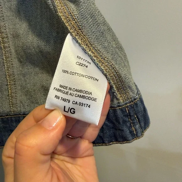 RARA Vintage-Hand Painted 2016 by Parasuco Sleeveless Denim Vest - Picture 6 of 6